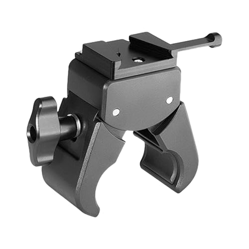 Support de batterie avec fixation en V en aluminium réglable pour trépied