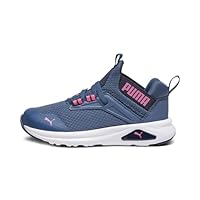 PUMA Kid's Enzo 2 Refresh Alternative Closure Pre-School Sneaker, Inky Blue/White, US 2