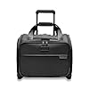 Briggs & Riley Baseline Uprights, Black, 16-Inch Baseline Underseat Cabin Bag, Bolsa de Cabina de 2 Ruedas