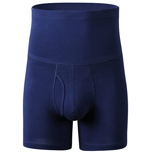 Calzoncillos boxer hombre ropa interior azul L divertida diseño vaca 3