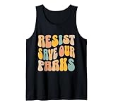 Photo Gallery resist save our parks parchi nazionali ondulato groovy retro canotta Photo Gallery resist save our parks parchi nazionali ondulato groovy retro canotta