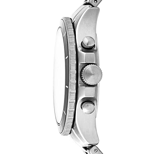 Image of Fossil Men's CH2927 Briggs Analog Display Analog Quartz Silver Watch, Silver, dress