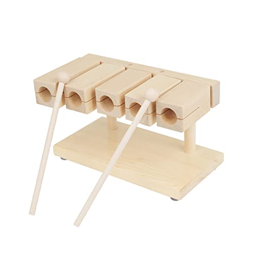 子供キッズ天然木木製 5 トーン木琴パーカッションおもちゃ楽器子供のための音楽教育開発