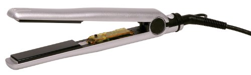 Barbar 1400 Black Tourmaline Flat Iron 1 inch, Silver