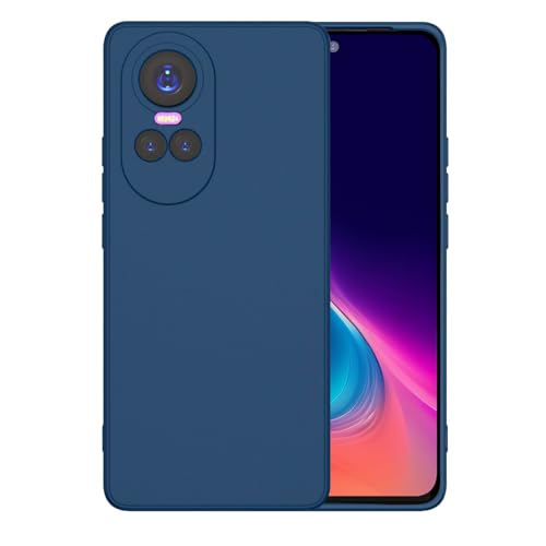 LIRAMARK Silicone Soft Back Cover Case with Micro-Fibre Cloth On Inner Side for Oppo Reno 10 Pro 5G / Oppo Reno 10 5G (Blue) (B0DBNN7BGB) Amazon Price History, Amazon Price Tracker