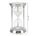 LUCKDANO Decorative Hourglass Metal Hourglass Sand Timer - Elegant Decorative Sandglass Timer for Home & Office, for All Occasions (S 15min)