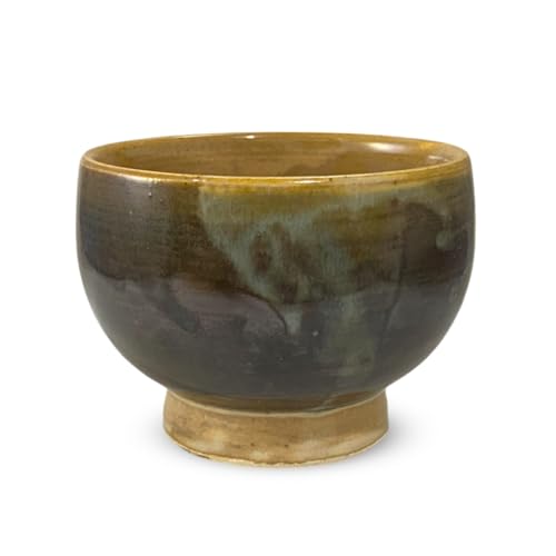 J-kitchens Hasamiyaki, Kiln Hengo Sumaki, Nodata Matcha Bowl, Approx. 11.8 fl oz (350 cc), Japanese Powdered Green Tea Matcha Bowl/Size(cm) ?4.2 x 3.1 inches (10.7 x 8 cm)