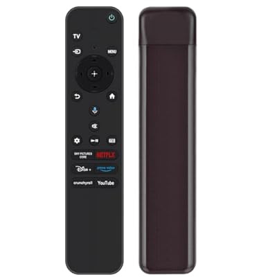 Replacement Voice Remote Control with Backlit Keys fit for Sony Bravia 4K QLED OLED Google Smart TV K-50S30 K-43S30 K-55S30 K-65S30 K-75S30 K-85S30 K-55XR80 K-65XR80 K-77XR80 RMF-TX920U RMF-TX820U