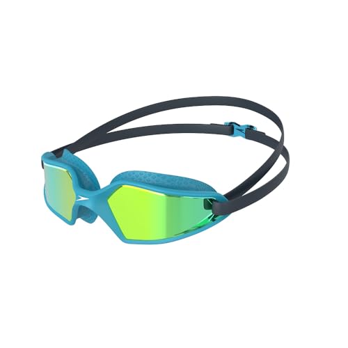 Speedo Hydropulse Mirror Junior Gafas de natación Junior Unisex, Azul Marino, Talla Única