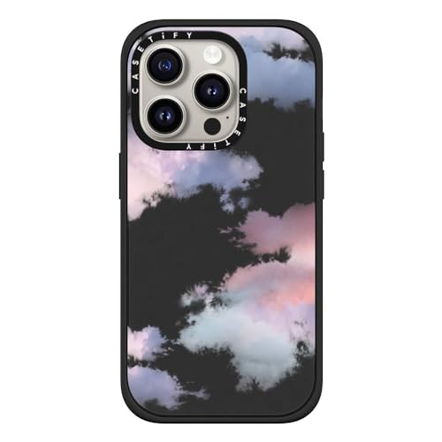 Coque iPhone 15 Pro antichoc CASETiFY Impact protection 2.5m Nuages