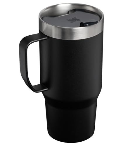 Image of STANLEY The Everyday Suburban Mug | 24 oz | Drink Through Lid | Cup for Coffee, Tea and Drinks | Insulated Stainless Steel Coffee Mug | BPA-Free | Black 2.0