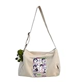 [きらきらと] ずとまよ ACAね メッセンジャーバッグ バックパック 斜め掛け ショルダーバッグ タブレット アニメ 周辺 グッズ 耐衝撃 軽量 多機能 通勤 通学 大容量 男女兼用 (B) [並行輸入品]