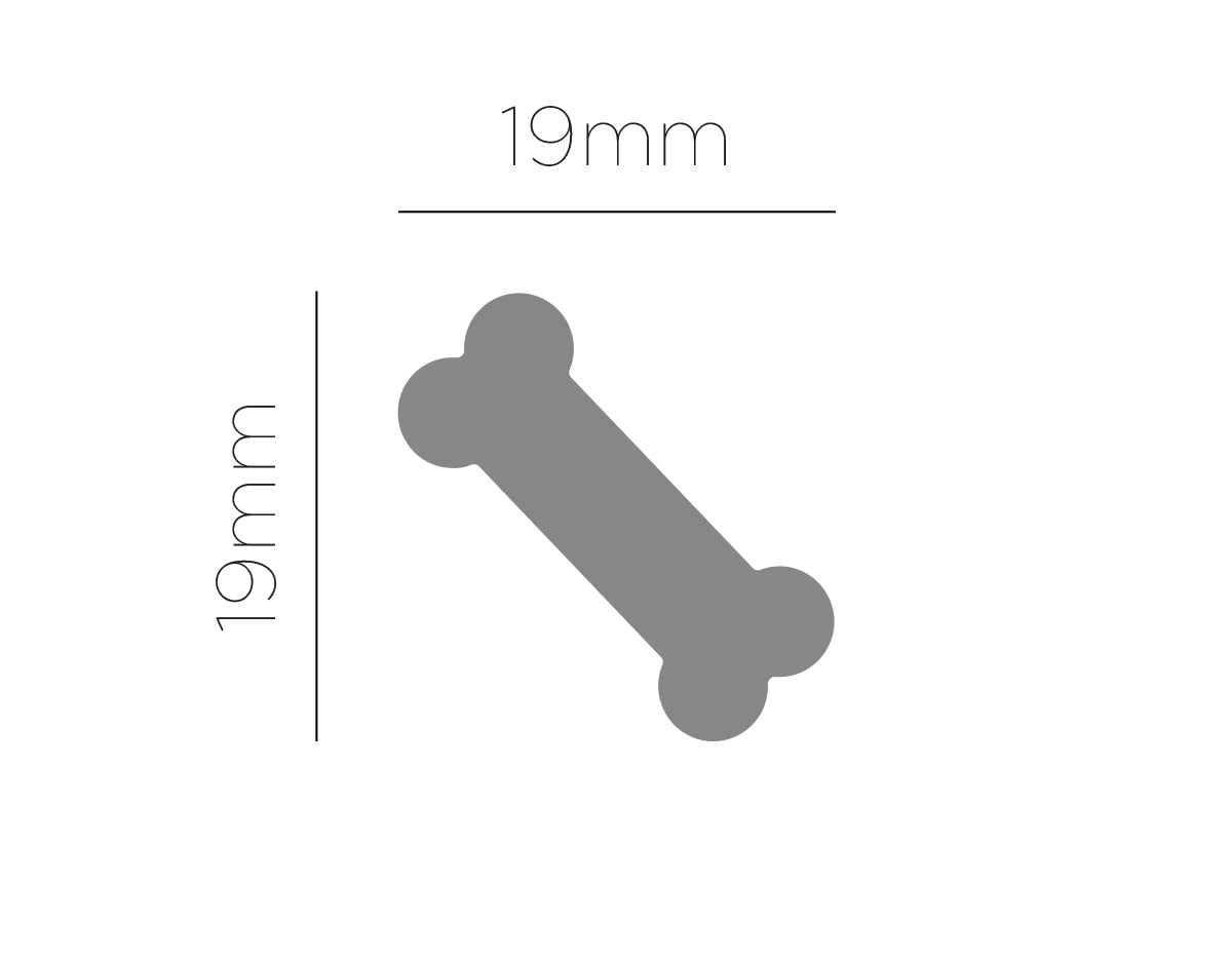 INNSPIRO Figure Die Cutter Eva Foam Punch Bone 25 mm, Punch for Scrapbooking, DIY Crafts, Card Making