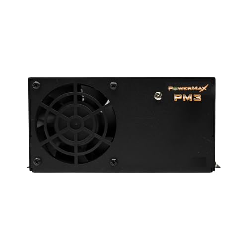 Image of PowerMax PM3-45 Power Supply, AC to DC Converter 110 /120 VAC to DC 0-12 Volt 45Amp, Battery Charger with 3 Stage Smart Charging Mode, Built-in Cooling Fan and LED Indicator Light, Lithium Compatible