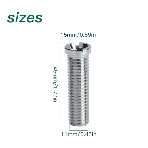 RUIAN Pasador para desagüe industrial M12 de acero inoxidable miniatura 2