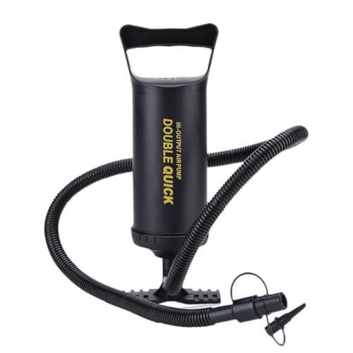 QSTDGVPW Bomba Manual con 3 Boquillas para Camas de Colchón de Aire Inflables para Acampar Al Aire Libre