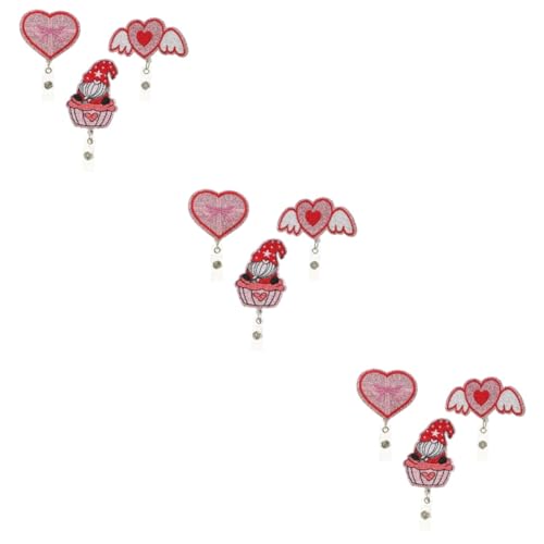 Porte-badges rétractables décoratifs et réutilisables avec clips rotatifs