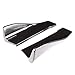 Aramox Side Skirts for Cars,2pcs Universal Side Skirt Rocker Winglets Splitters Winglet Wing Diffuser Car Body Kit Glossy Black with Mounting Screws Side Skirts for Cars Rear Bumper Body kit