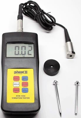 Accusize Industrial Tools Phase II+ Digital Vibration Tester, Dvm-1000