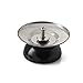PZRT Universal Pot Lid Cover Knob Handle, Kitchen Cookware Replacement Pan Pot Handgrip Lid Knob Cap,Stainless Steel Base Circular Plastic Holding Knob Screw Handle