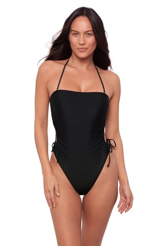 Sports Illustrated Women's Strapless One Piece w/Adjustable Side