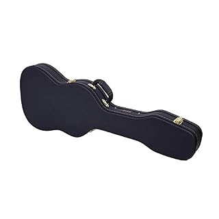 Crossrock – CRF1000 – Housse pour étui de guitare classique Wooden Case Noir - Les Beatles, Paul McCartney, John Lennon, RIngo Starr, George Harrison