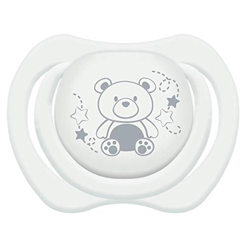 Chupeta Design Clean Sil Tam 2 - Lillo, Branco