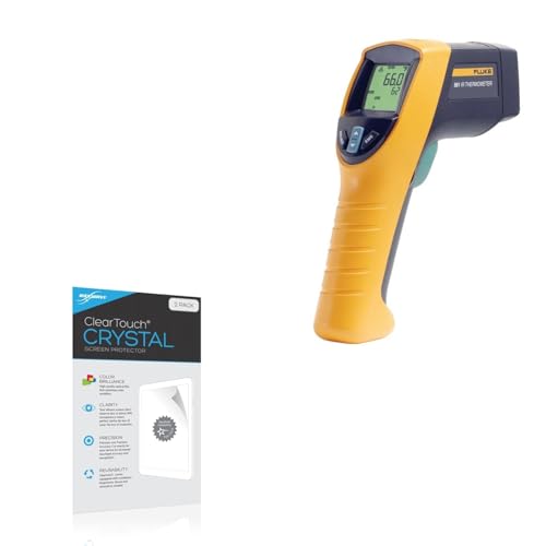 BoxWave Screen Protector Compatible with Fluke 561 HVAC - ClearTouch Crystal (2-Pack), HD Film Skin - Shields from Scratches