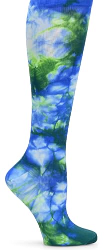 Best thigh-high compression socks: Nurse Mates Women's 12-14 Mmhg Wide Calf Compression 
Trouser Socks