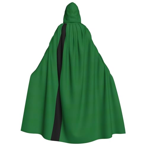 Cape à capuche imprimée Sultanat de Delhi, finitions pour cosplay