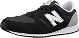 New Balance Women's 420 V1 Sneaker, Black/White/Silver Mink, 5 B US