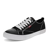 Levi's® Anikin - Lienzo casual, Negro, 8.5 US