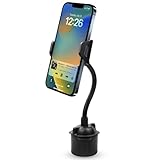 CIAO TECH Getränkehalter Handyhalterung fürs Auto - Getränkehalter Telefonhalter mit verstellbarem Schwanenhals - Universal Phone Cup Holder fürs Auto Stabil & Langlebig Kompatibel mit Allen Handys