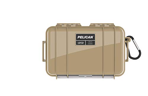 Pelican Capa Micro 1050 – para iPhone, GoPro, câmera e mais (bronzeado do deserto)