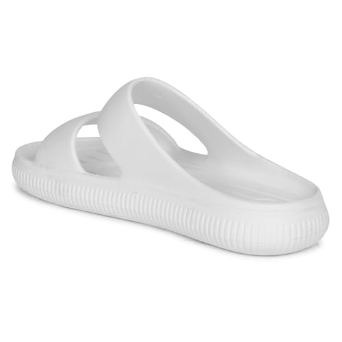 Image of Aqualite Men's Slides Slippers | Slip-On Comfort Flipflop Flat Base, Anti-Skid Sole & Lightweight | Casual Home & Outdoor Sandal for Men
