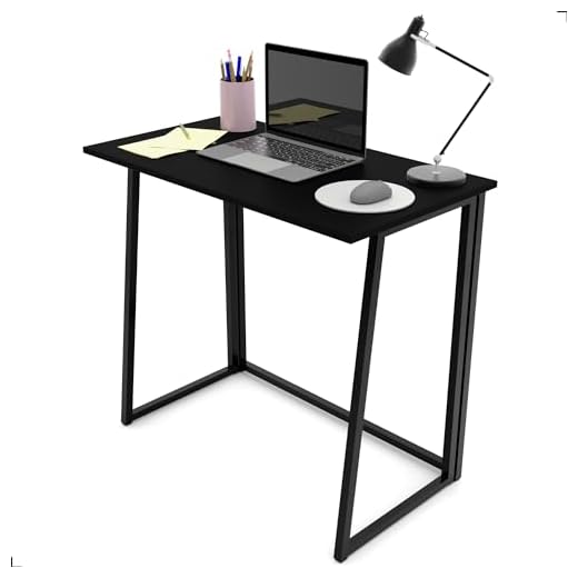 Escrivaninha Mesinha Portátil Multiuso Home Office Dobrável (Preto)