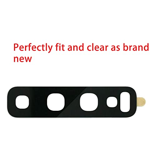 Perzework 2 Pcs Original Back Rear Camera Lens Glass Replacement For Samsung Galaxy S10 And Samsung Galaxy S10+ Plus With Pre-Installed Adhesive And Reparing Toolkit #TOP1