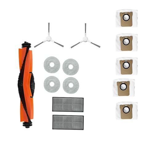 Materiały eksploatacyjne kompatybilne z Xiaomi Mijia M30S D103CN Akcesoria zamienne Główna szczotka boczna Filtr Hepa Mop Tkanina Worek na kurz Części(6)
