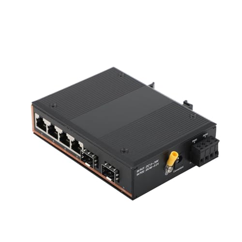 2 SFP to 4 RJ45 commutateur pour résoudre les interférences réseau en usine