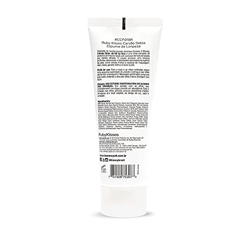 Carvão Espuma de Limpeza, RK by Kiss, 100 ml