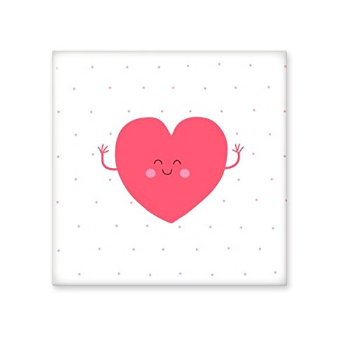 Carreau en céramique Bisque motif cœur DIYthinker pour décoration murale