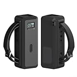 Silikon-Schutzhülle für Anker 737 Powerbank, 140 W, staubdicht, vollständige Abdeckung, verdickte Hülle für tragbares Ladegerät (schwarz)