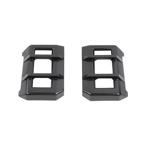 Cadre protection antibrouillard et feu arrière Jetour T2 look carbone anti-choc