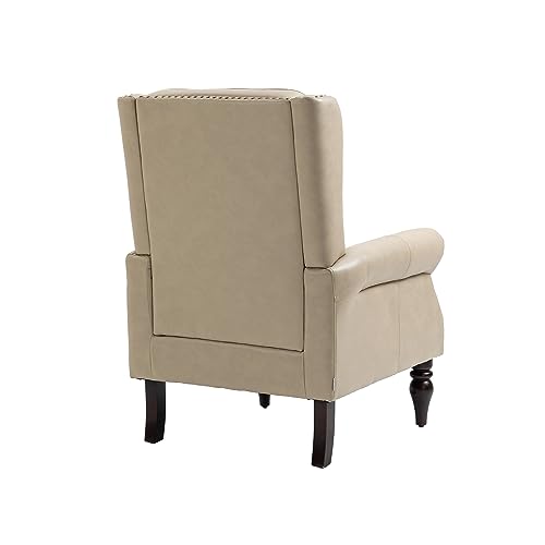 Sillón Plegable Piel Sintética Color Camel miniatura 6