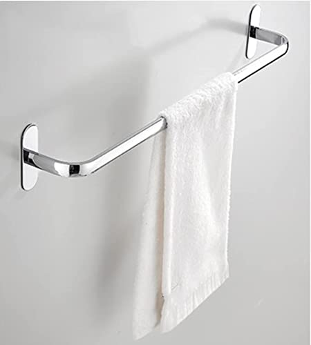 Rail de serviette en acier inoxydable chrome design durable pour mur de douche