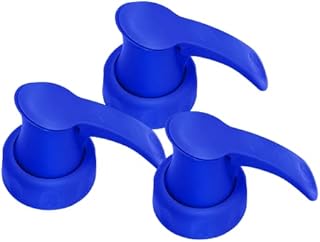 Topster C&B 3 x Reusable Milk Pourer. 3 x Blue Fits most plastic milk bottles.