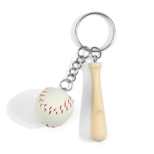 MUCOOS Baseball-Schlüsselanhänger, Schlüsselanhänger Für Frauen,Geschenk Für Ballsport-Liebhaber, Süßes Design