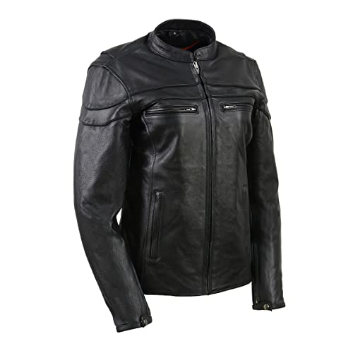 Image of Milwaukee Leather Women's 'Sporty and Elegant' Scooter Style Motorcycle Leather Rider Jacket