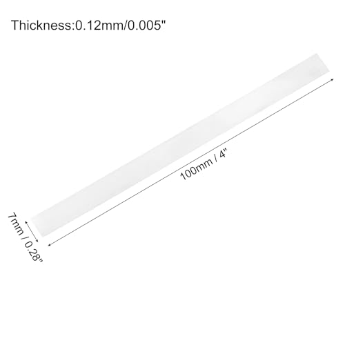 Image of MECCANIXITY Pure Nickel Strip 0.12mm x 7mm x 100mm Battery Soldering Tab Nickel Solder Tab for Battery Pack and Spot Welding 20 Pcs