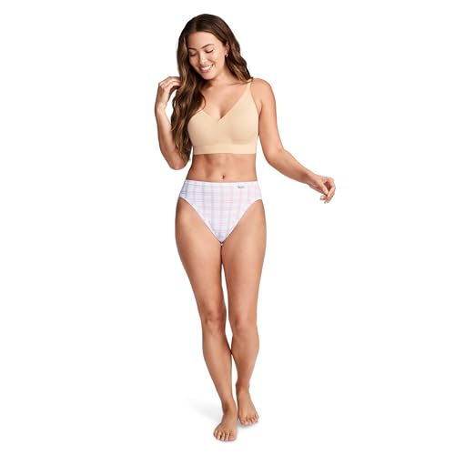 Image of Jockey Women's Underwear Plus Size 100% Cotton Elance French Cut - 3 Pack